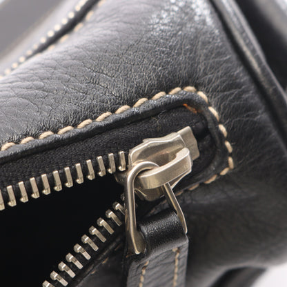 クレスト ショルダーバッグ レザー ブラック グッチ バッグ GUCCI