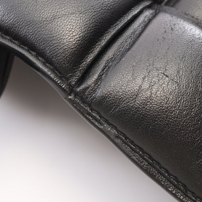 パデッド カセット ショルダーバッグ レザー ブラック ボッテガヴェネタ バッグ BOTTEGA VENETA