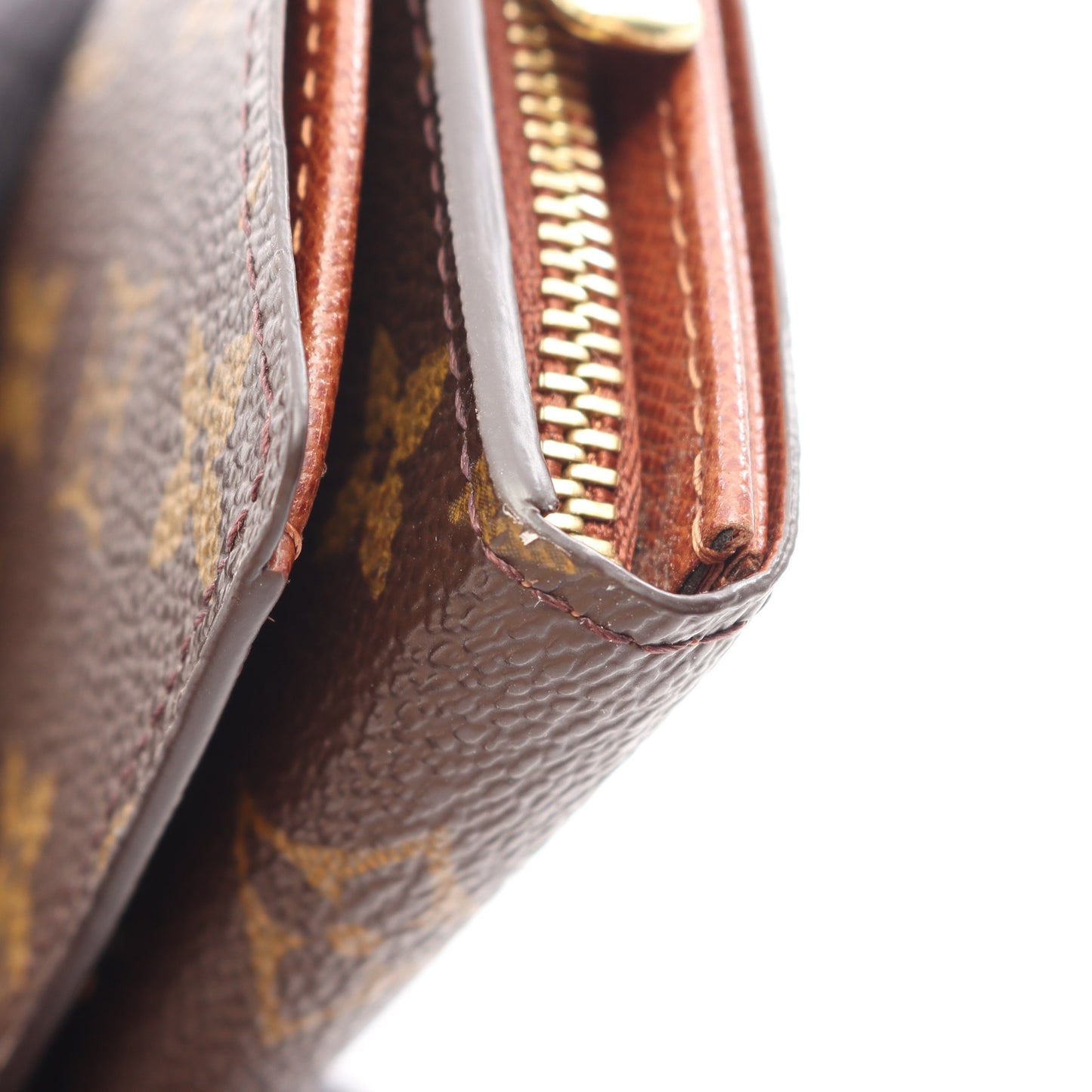 ポルトモネ ビエ トレゾール モノグラム 二つ折り財布 PVC レザー ブラウン ルイヴィトン 財布・小物 LOUIS VUITTON