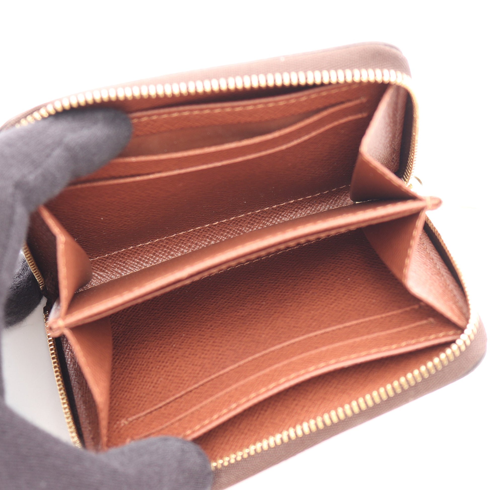 ジッピー コインパース モノグラム コインケース PVC ブラウン ルイヴィトン 財布・小物 LOUIS VUITTON