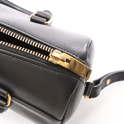 ベイビーダッフル 2WAY ハンドバッグ レザー ブラック サンローランパリ バッグ SAINT LAURENT PARIS