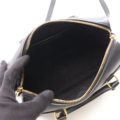 ベイビーダッフル 2WAY ハンドバッグ レザー ブラック サンローランパリ バッグ SAINT LAURENT PARIS