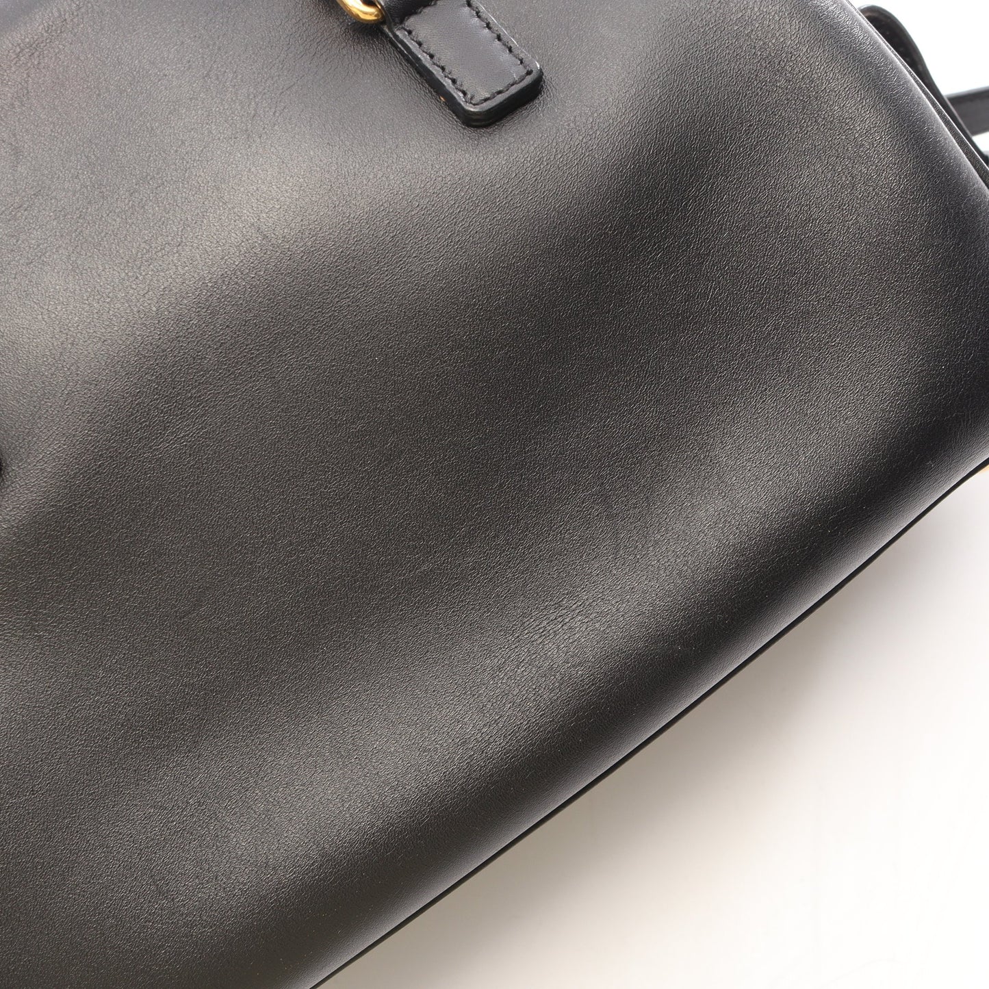 ベイビーダッフル 2WAY ハンドバッグ レザー ブラック サンローランパリ バッグ SAINT LAURENT PARIS