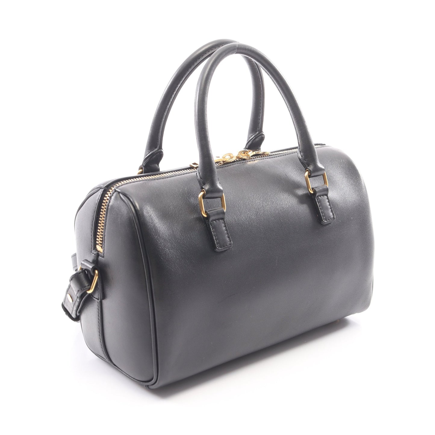 ベイビーダッフル 2WAY ハンドバッグ レザー ブラック サンローランパリ バッグ SAINT LAURENT PARIS
