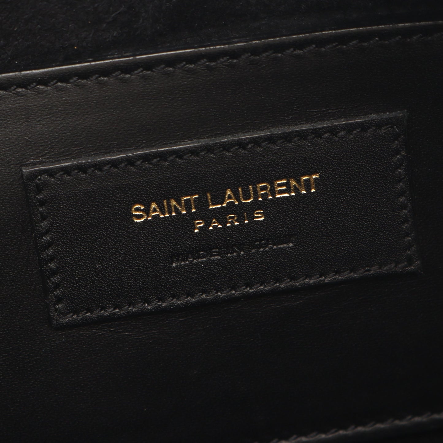 ベイビーダッフル 2WAY ハンドバッグ レザー ブラック サンローランパリ バッグ SAINT LAURENT PARIS