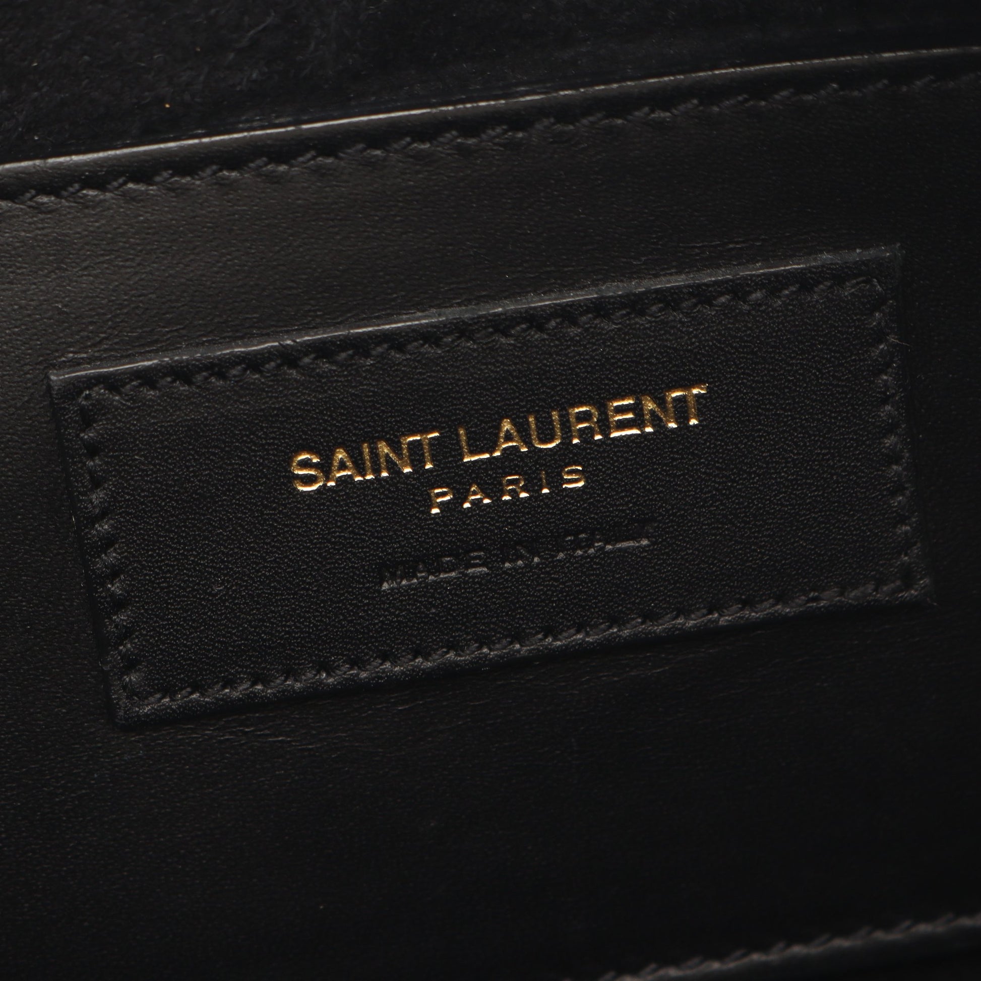 ベイビーダッフル 2WAY ハンドバッグ レザー ブラック サンローランパリ バッグ SAINT LAURENT PARIS
