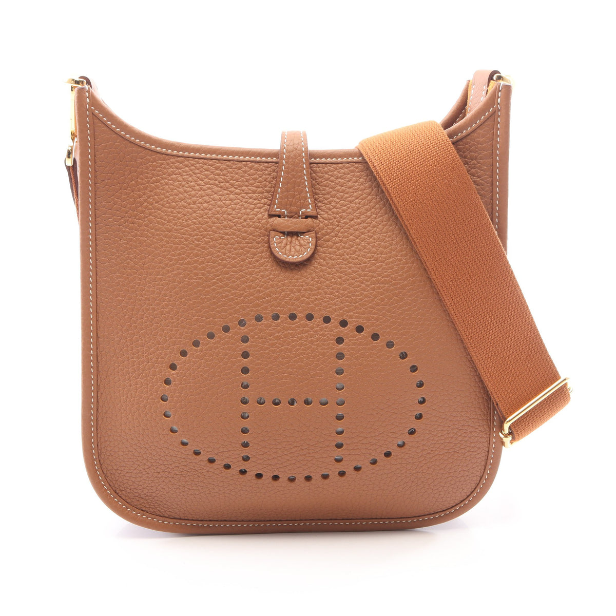 エヴリン23 ゴールド ショルダーバッグ トリヨンクレマンス ブラウン ゴールド金具 G刻印 エルメス バッグ HERMES