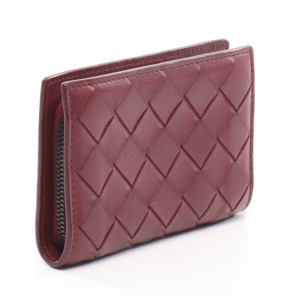 イントレチャート コインケース レザー ボルドー ボッテガヴェネタ 財布・小物 BOTTEGA VENETA