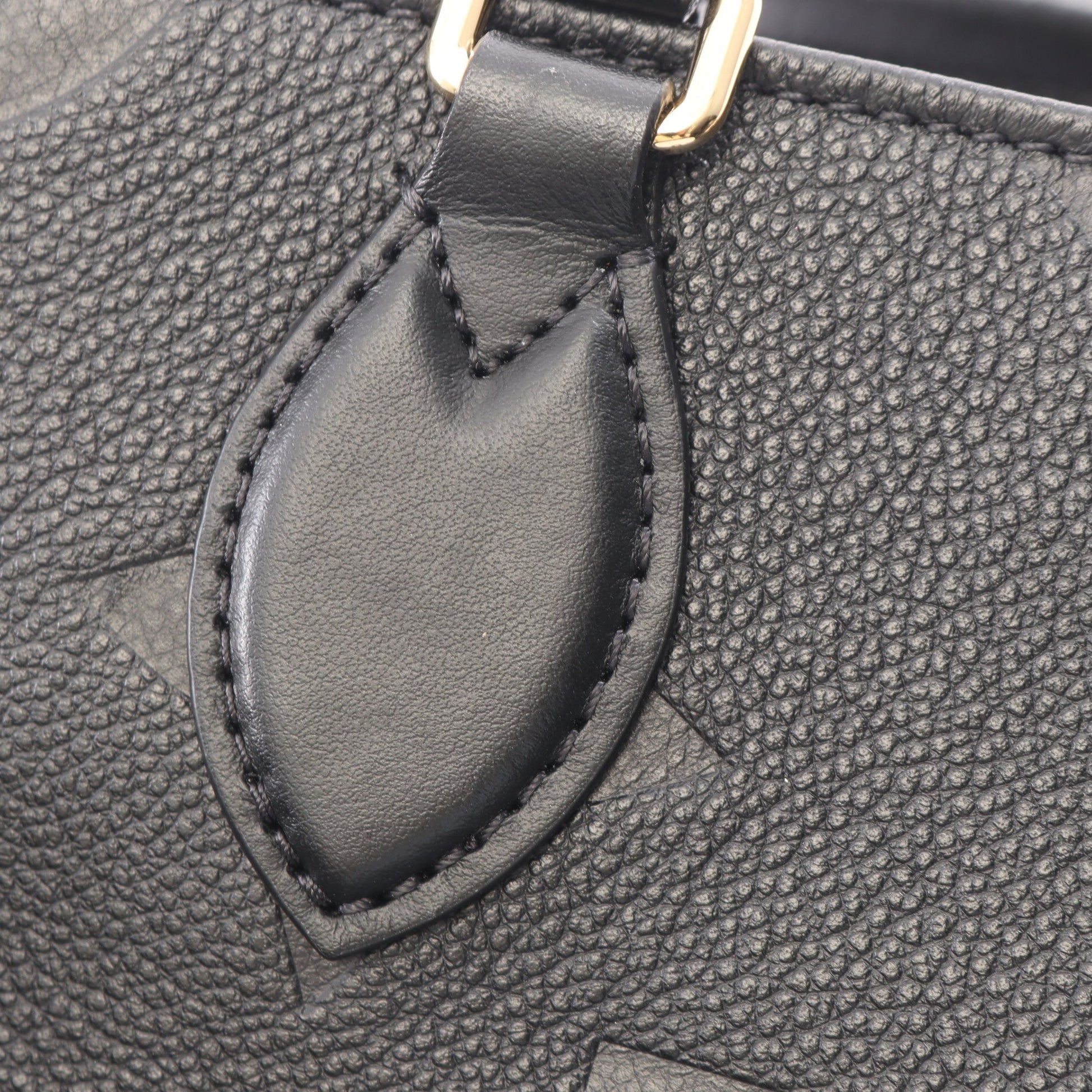 オンザゴーPM モノグラムアンプラント ノワール 2WAY ハンドバッグ レザー ブラック ルイヴィトン バッグ LOUIS VUITTON