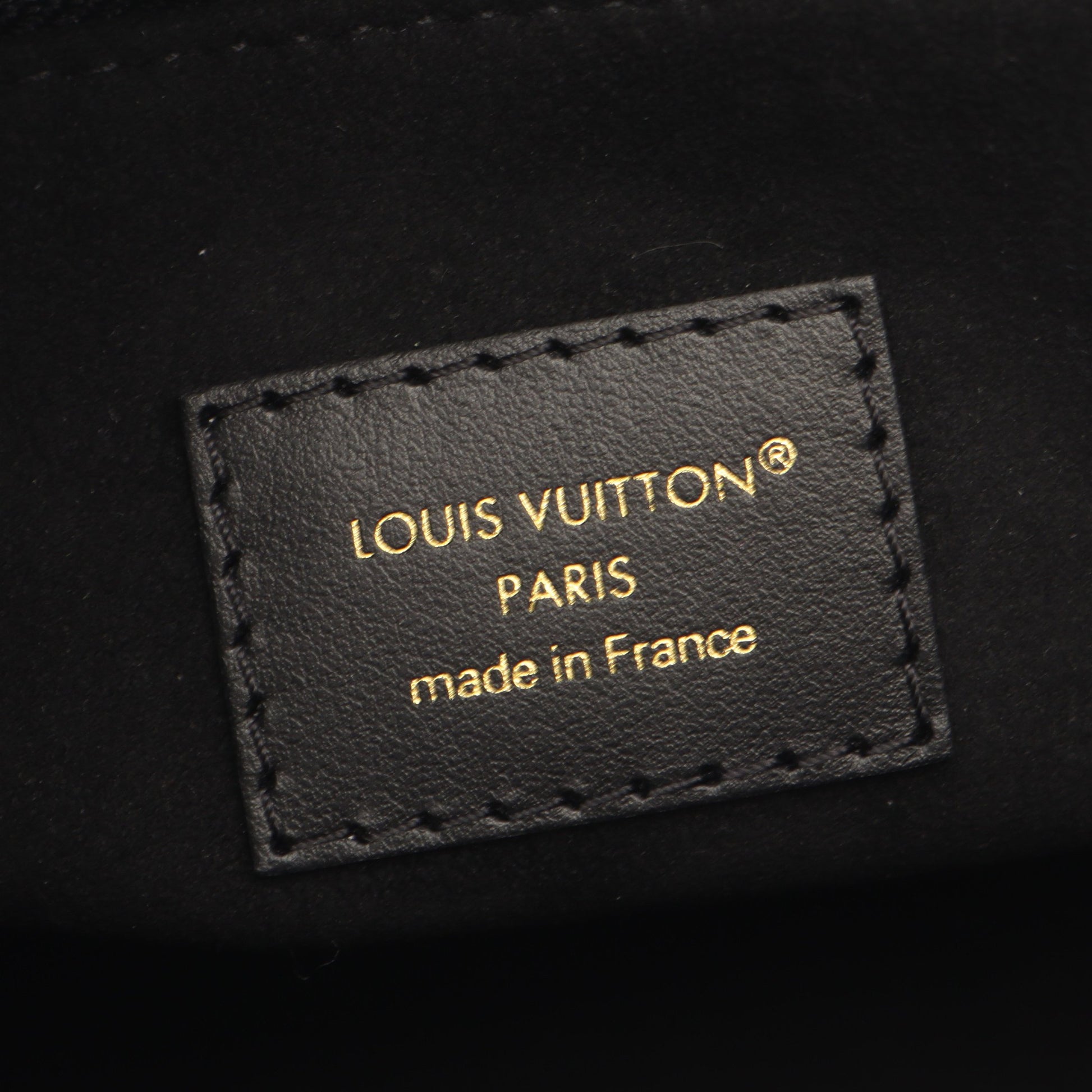オンザゴーPM モノグラムアンプラント ノワール 2WAY ハンドバッグ レザー ブラック ルイヴィトン バッグ LOUIS VUITTON