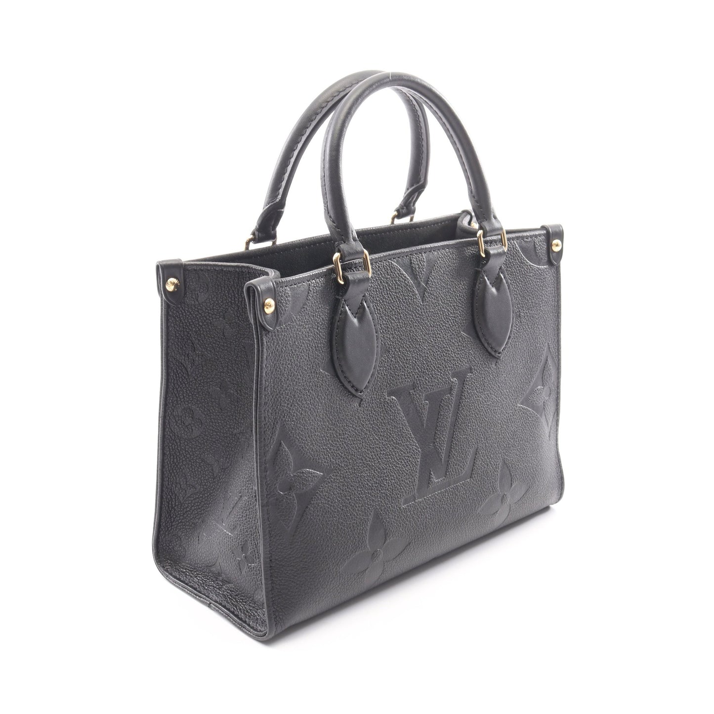 オンザゴーPM モノグラムアンプラント ノワール 2WAY ハンドバッグ レザー ブラック ルイヴィトン バッグ LOUIS VUITTON
