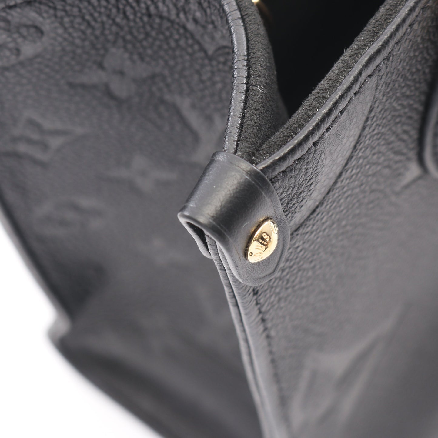 オンザゴーPM モノグラムアンプラント ノワール 2WAY ハンドバッグ レザー ブラック ルイヴィトン バッグ LOUIS VUITTON