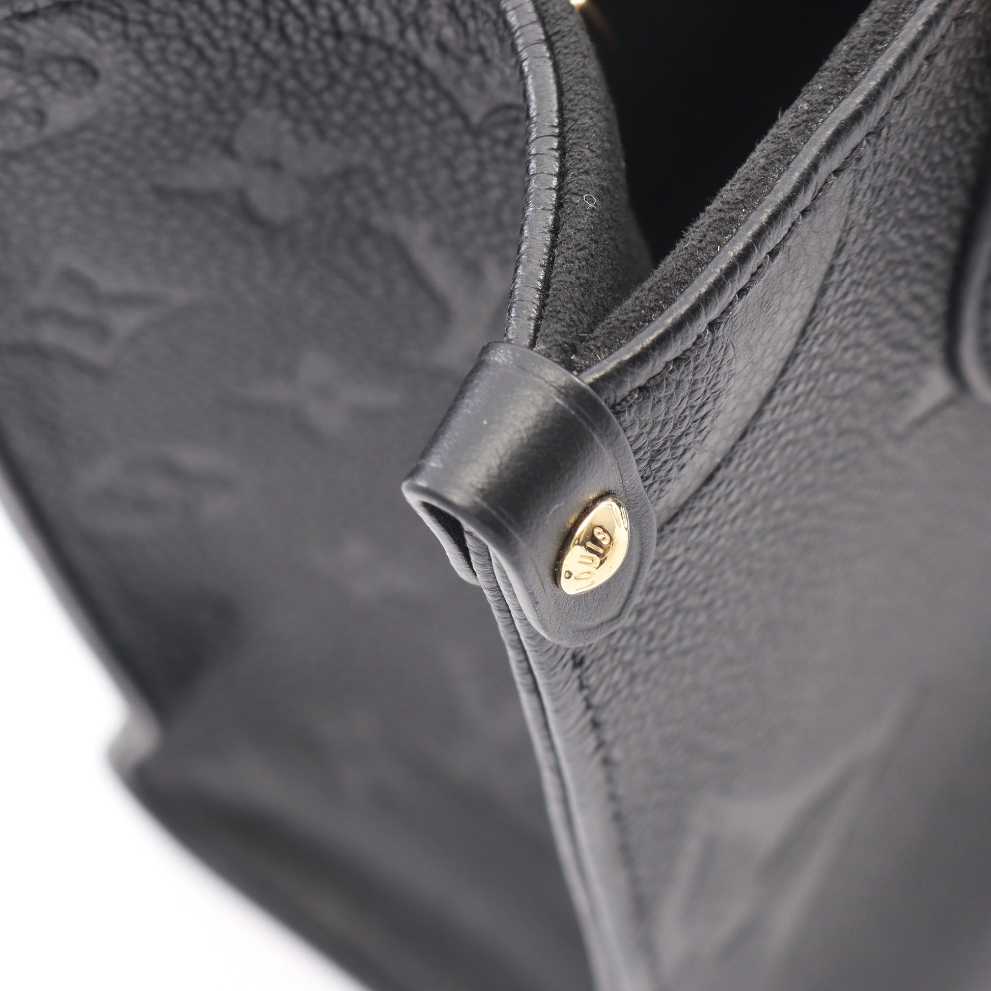 オンザゴーPM モノグラムアンプラント ノワール 2WAY ハンドバッグ レザー ブラック ルイヴィトン バッグ LOUIS VUITTON