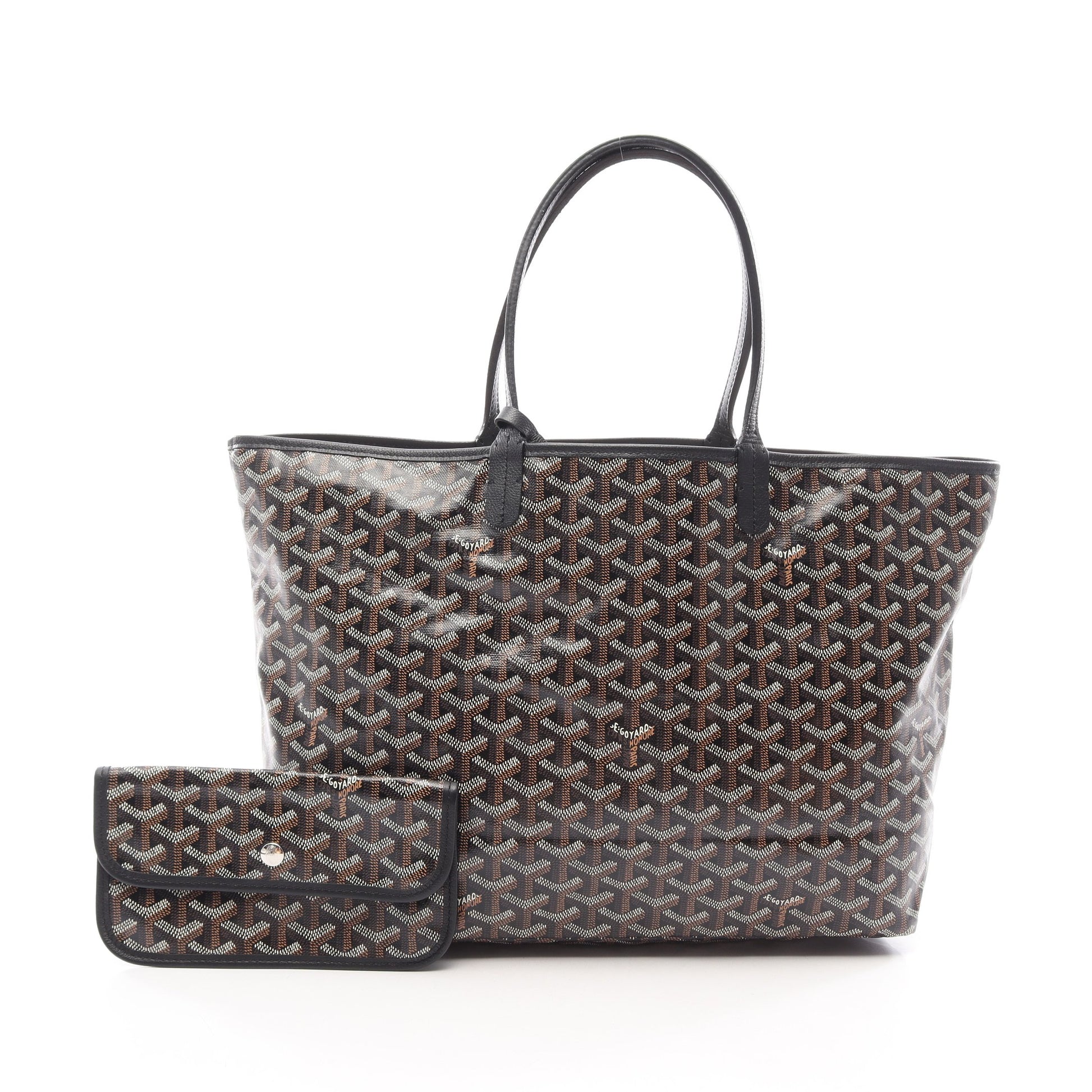 サンルイPM ハンドバッグ トートバッグ コーティングキャンバス レザー ブラック ブラウン ホワイト ゴヤール バッグ GOYARD