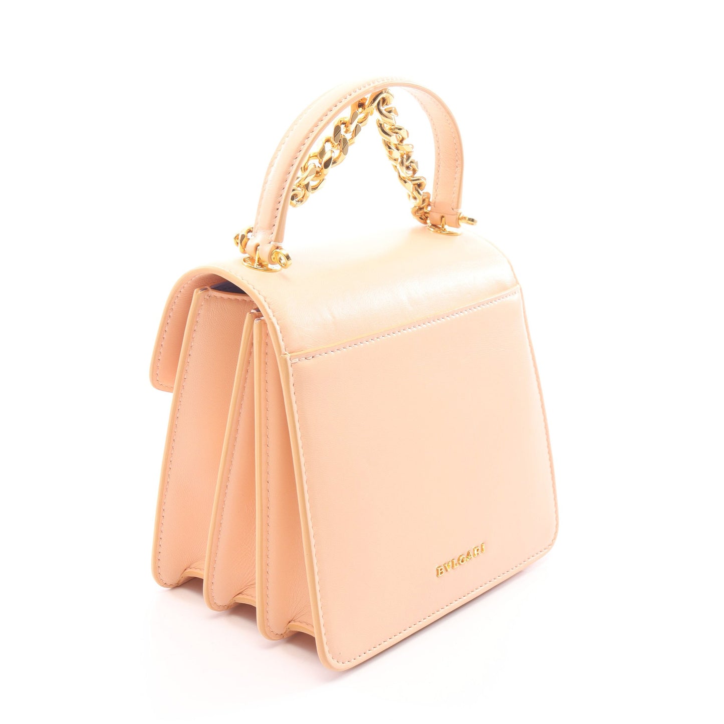 セルペンティ フォーエバー 2WAY ハンドバッグ レザー ライトピンク ブルガリ バッグ BVLGARI