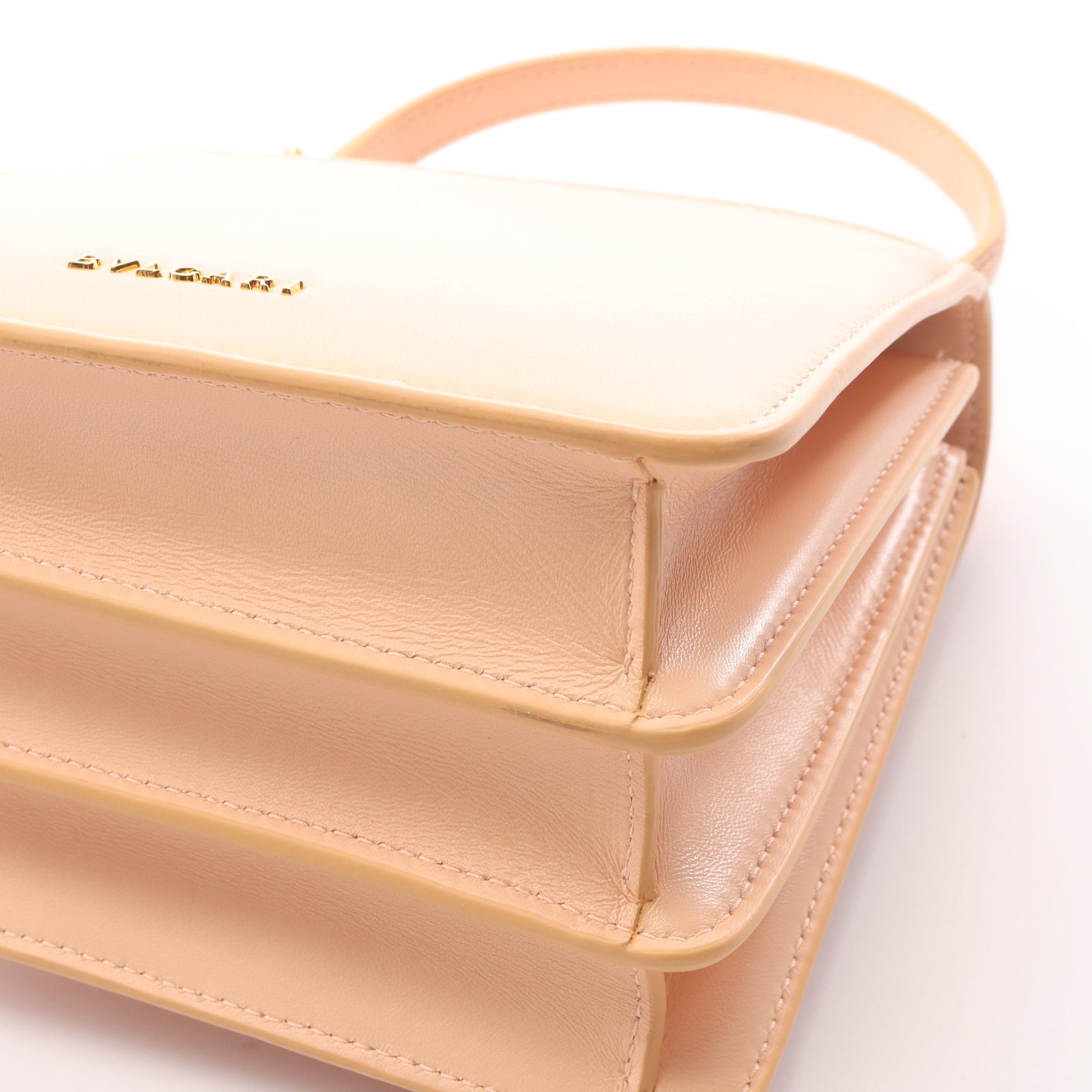 セルペンティ フォーエバー 2WAY ハンドバッグ レザー ライトピンク ブルガリ バッグ BVLGARI