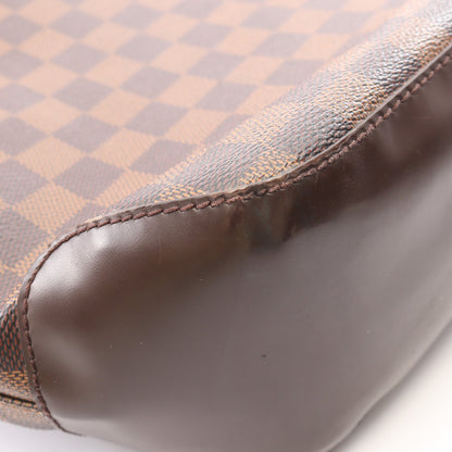 スペンサー ダミエエベヌ ショルダーバッグ PVC レザー ブラウン ルイヴィトン バッグ LOUIS VUITTON