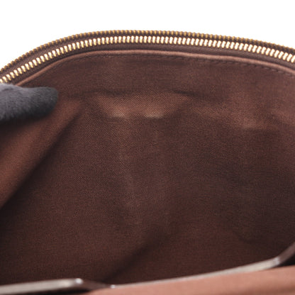スペンサー ダミエエベヌ ショルダーバッグ PVC レザー ブラウン ルイヴィトン バッグ LOUIS VUITTON