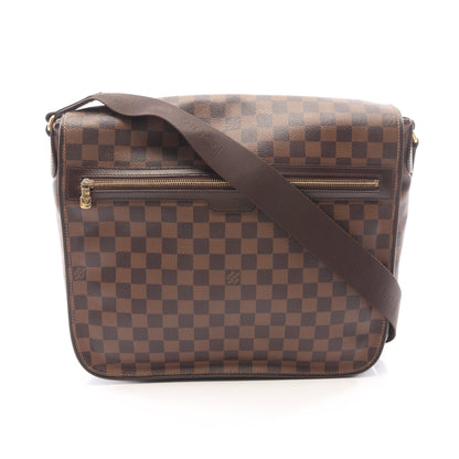 スペンサー ダミエエベヌ ショルダーバッグ PVC レザー ブラウン ルイヴィトン バッグ LOUIS VUITTON