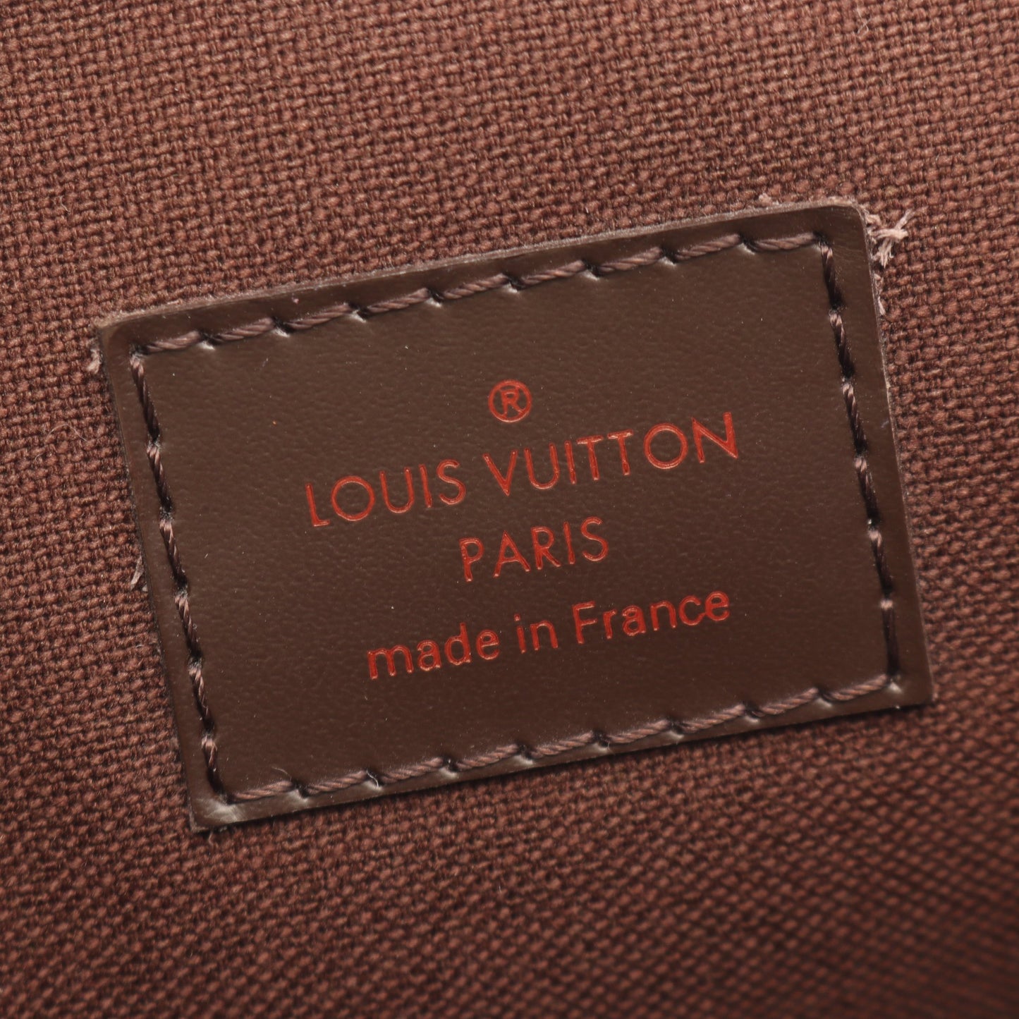 スペンサー ダミエエベヌ ショルダーバッグ PVC レザー ブラウン ルイヴィトン バッグ LOUIS VUITTON
