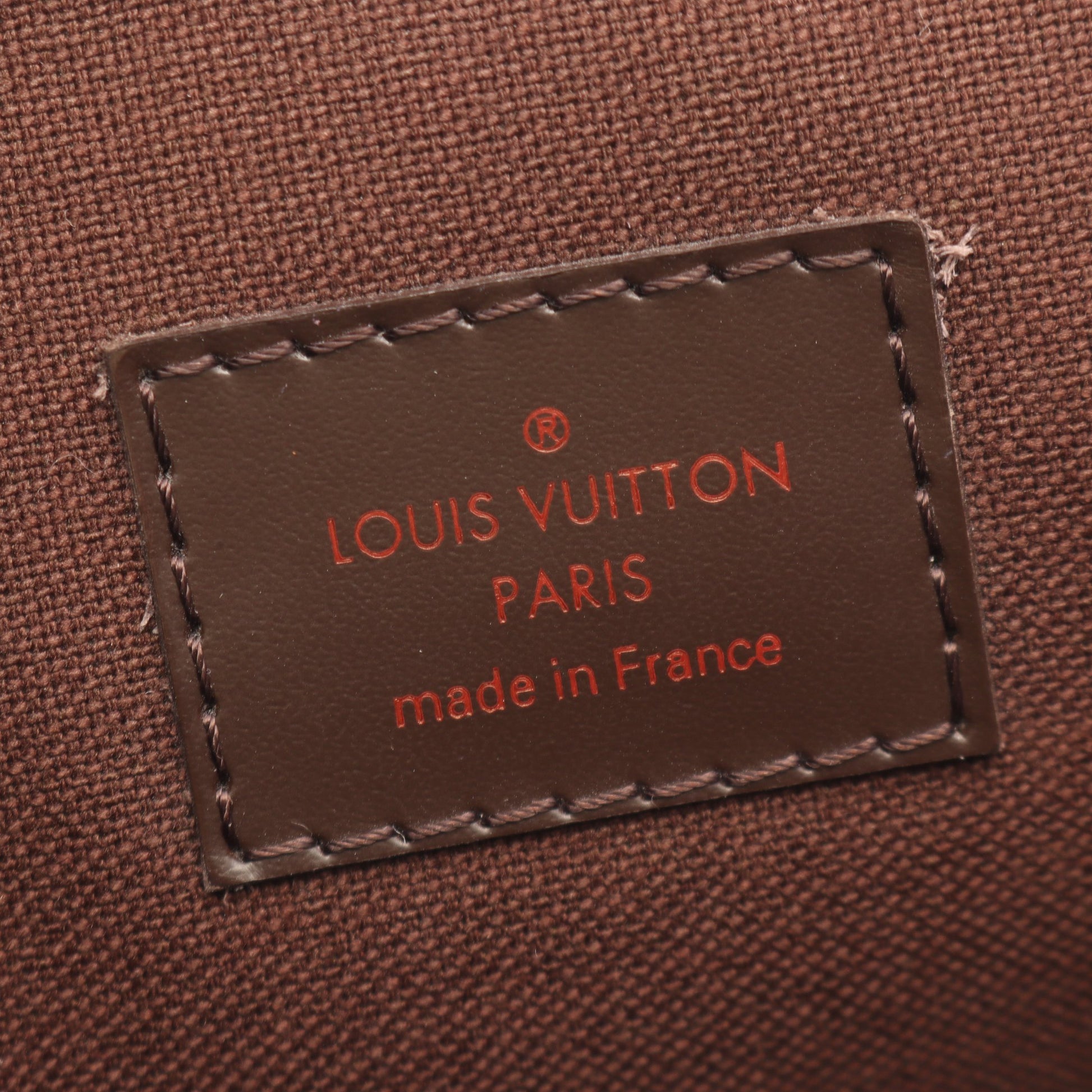 スペンサー ダミエエベヌ ショルダーバッグ PVC レザー ブラウン ルイヴィトン バッグ LOUIS VUITTON