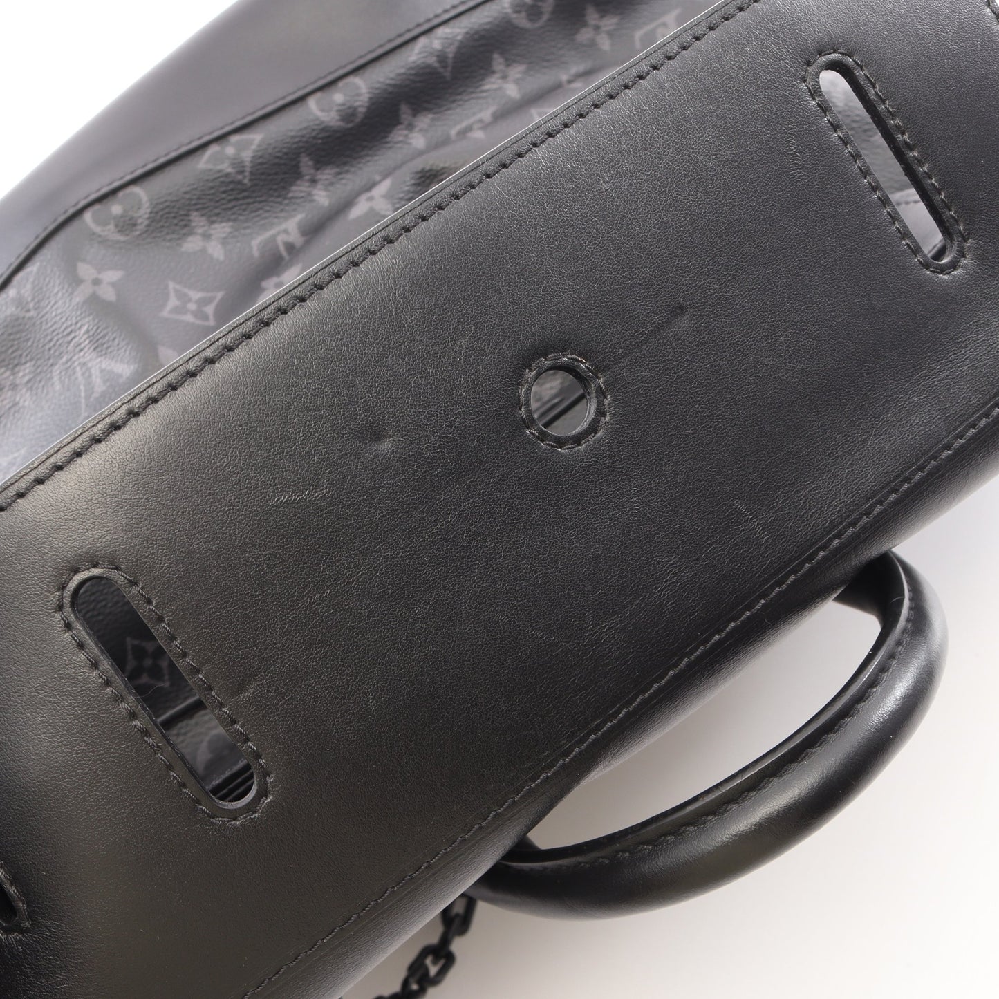 スティーマーPM モノグラムエクリプス 2WAY ハンドバッグ PVC レザー ブラック ルイヴィトン バッグ LOUIS VUITTON