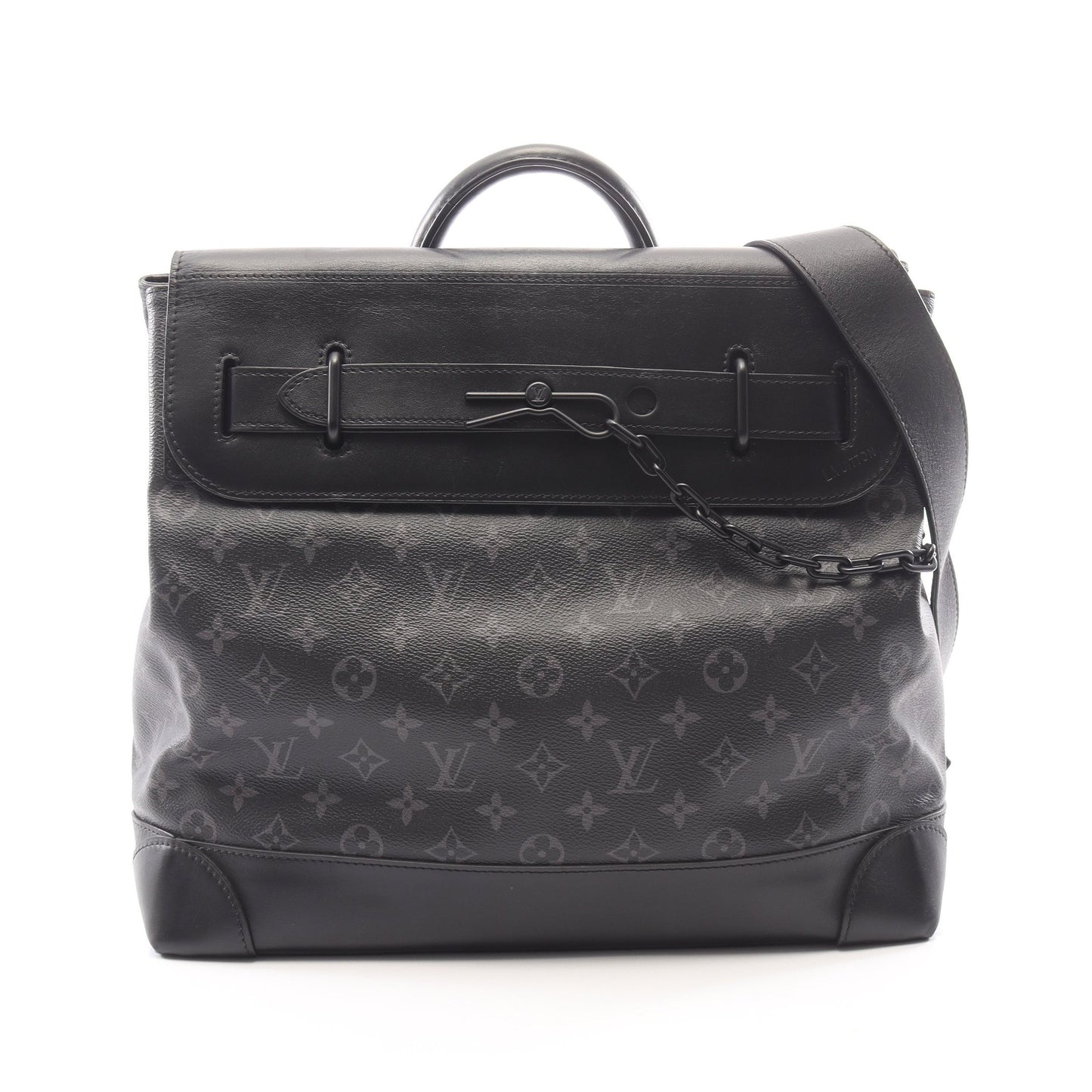 スティーマーPM モノグラムエクリプス 2WAY ハンドバッグ PVC レザー ブラック ルイヴィトン バッグ LOUIS VUITTON