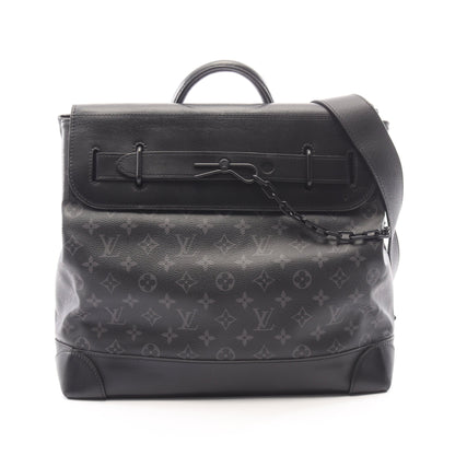 スティーマーPM モノグラムエクリプス 2WAY ハンドバッグ PVC レザー ブラック ルイヴィトン バッグ LOUIS VUITTON