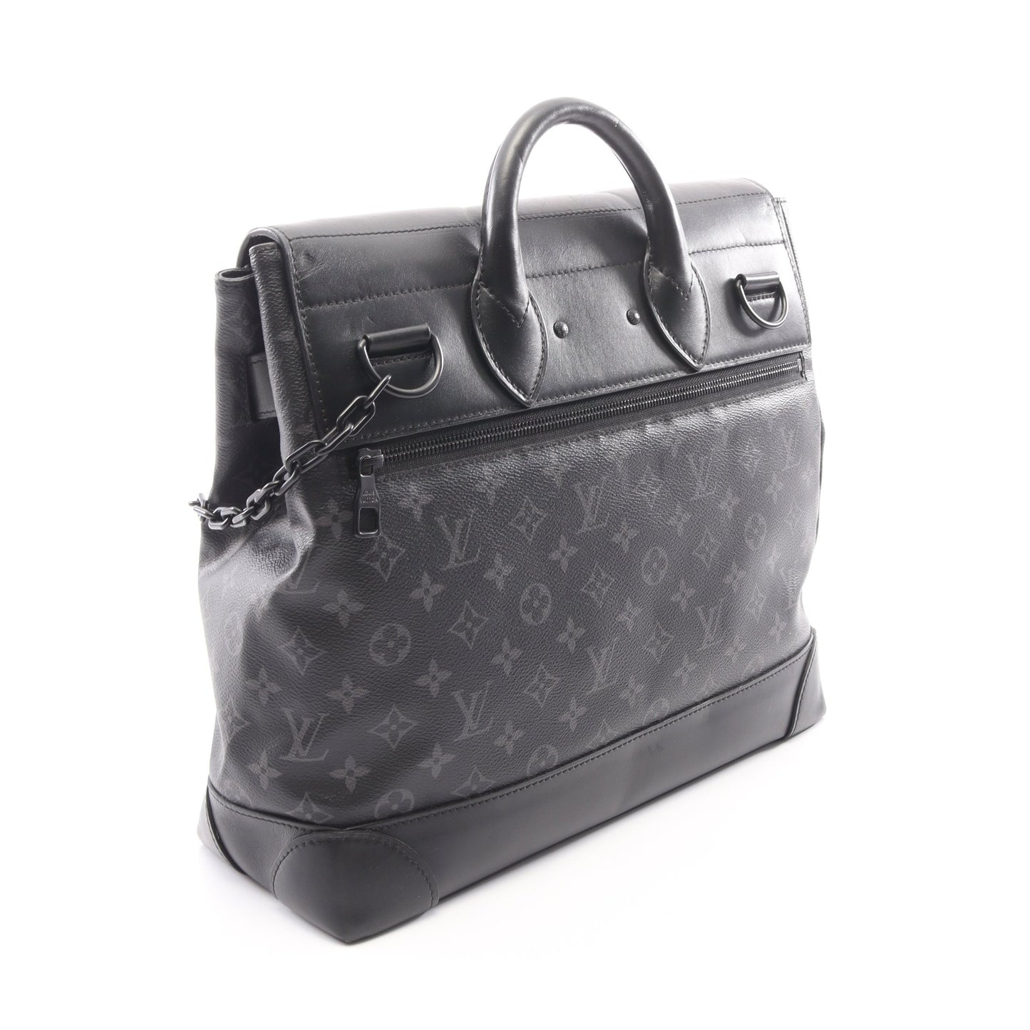 スティーマーPM モノグラムエクリプス 2WAY ハンドバッグ PVC レザー ブラック ルイヴィトン バッグ LOUIS VUITTON