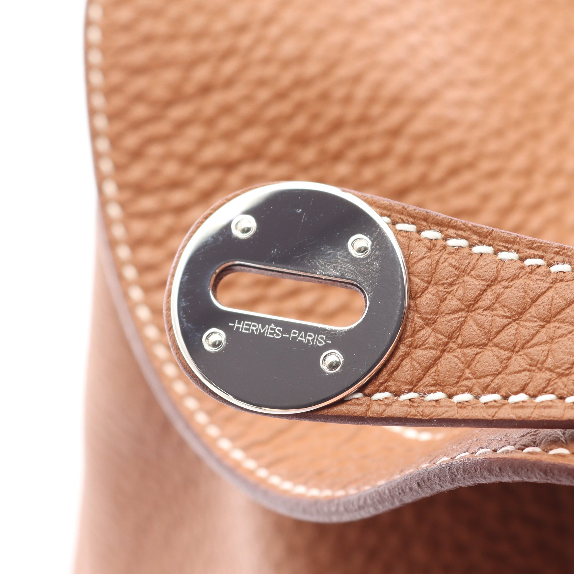 リンディ26 ゴールド ショルダーバッグ トリヨンクレマンス ブラウン シルバー金具 U刻印 エルメス バッグ HERMES