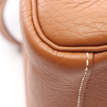 リンディ26 ゴールド ショルダーバッグ トリヨンクレマンス ブラウン シルバー金具 U刻印 エルメス バッグ HERMES