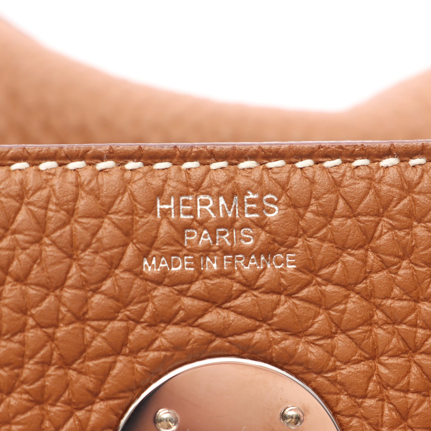 リンディ26 ゴールド ショルダーバッグ トリヨンクレマンス ブラウン シルバー金具 U刻印 エルメス バッグ HERMES