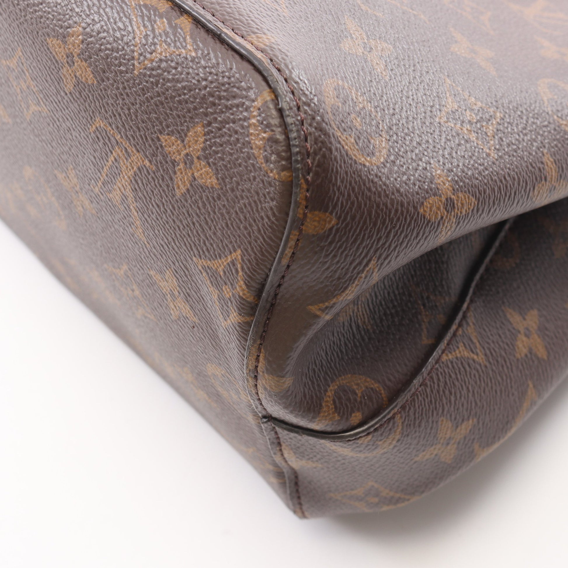ネオノエ モノグラム コクリコ ショルダーバッグ PVC レザー ブラウン レッド ルイヴィトン バッグ LOUIS VUITTON