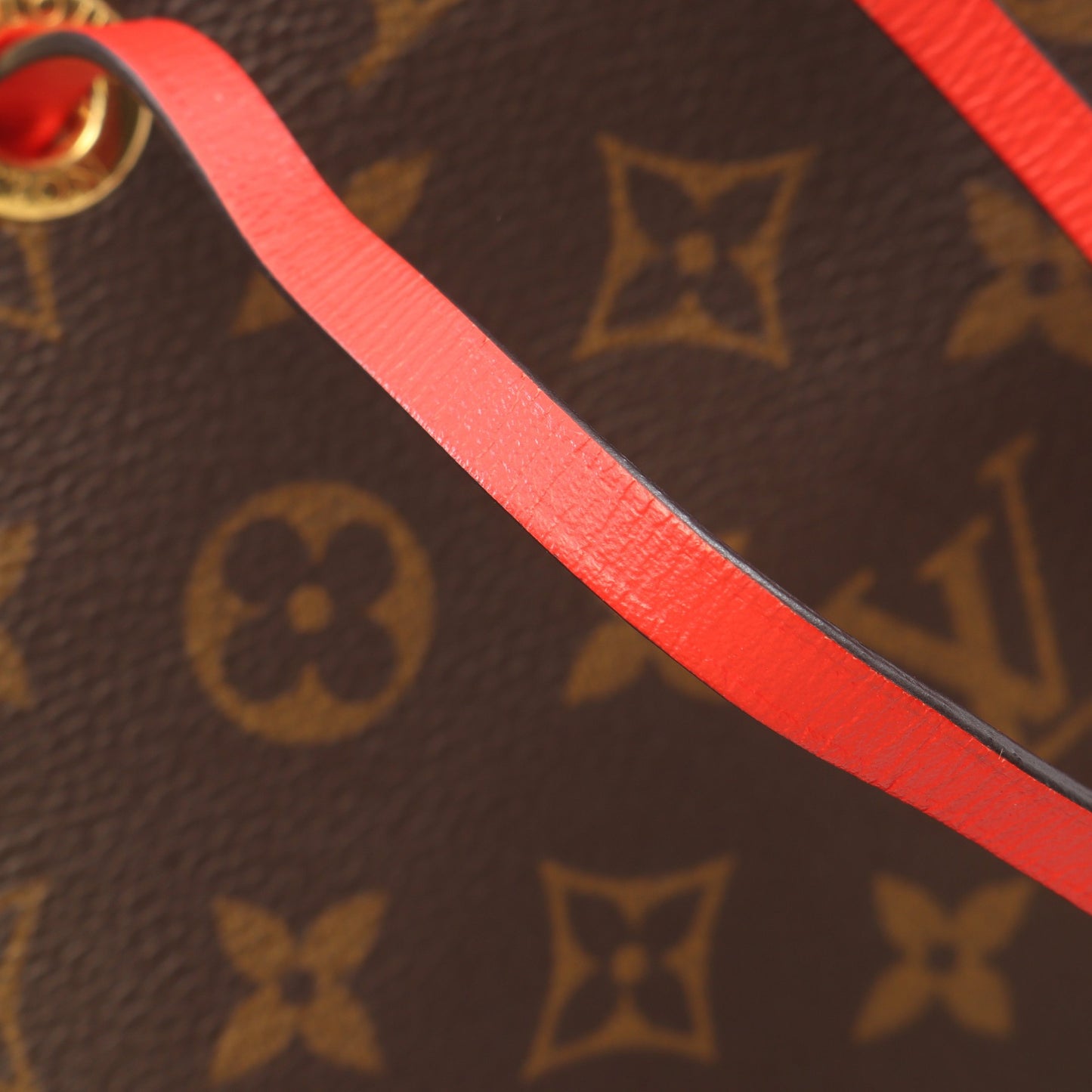 ネオノエ モノグラム コクリコ ショルダーバッグ PVC レザー ブラウン レッド ルイヴィトン バッグ LOUIS VUITTON