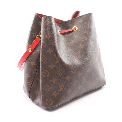 ネオノエ モノグラム コクリコ ショルダーバッグ PVC レザー ブラウン レッド ルイヴィトン バッグ LOUIS VUITTON
