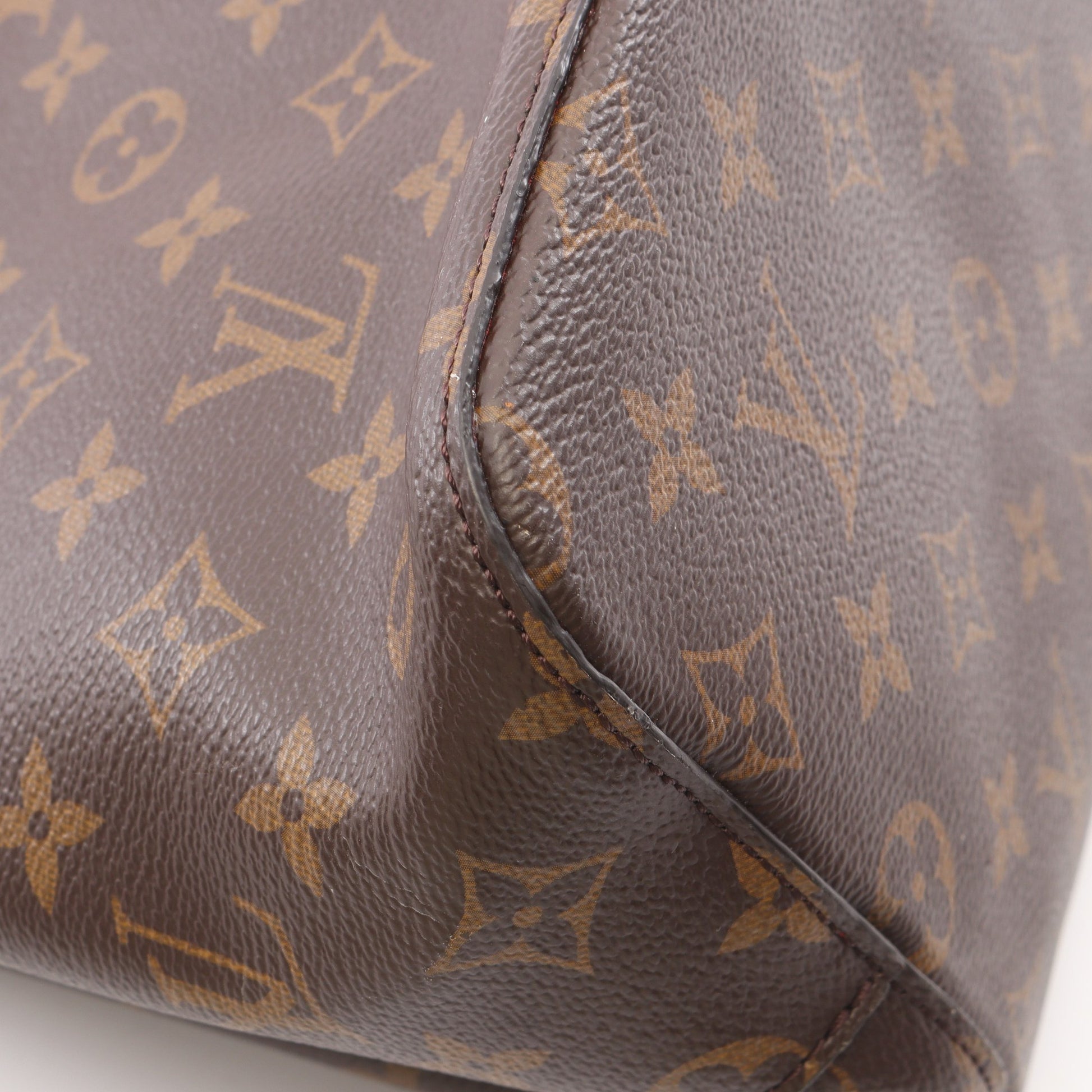 ネオノエ モノグラム コクリコ ショルダーバッグ PVC レザー ブラウン レッド ルイヴィトン バッグ LOUIS VUITTON