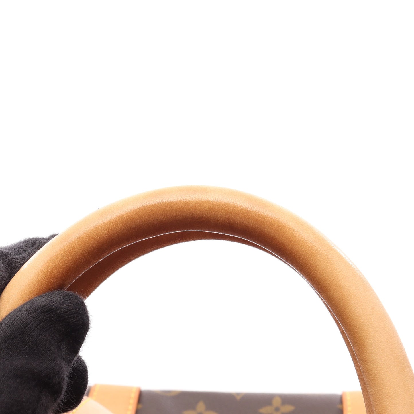 キーポル バンドリエール55 モノグラム ボストンバッグ PVC レザー ブラウン ルイヴィトン バッグ LOUIS VUITTON