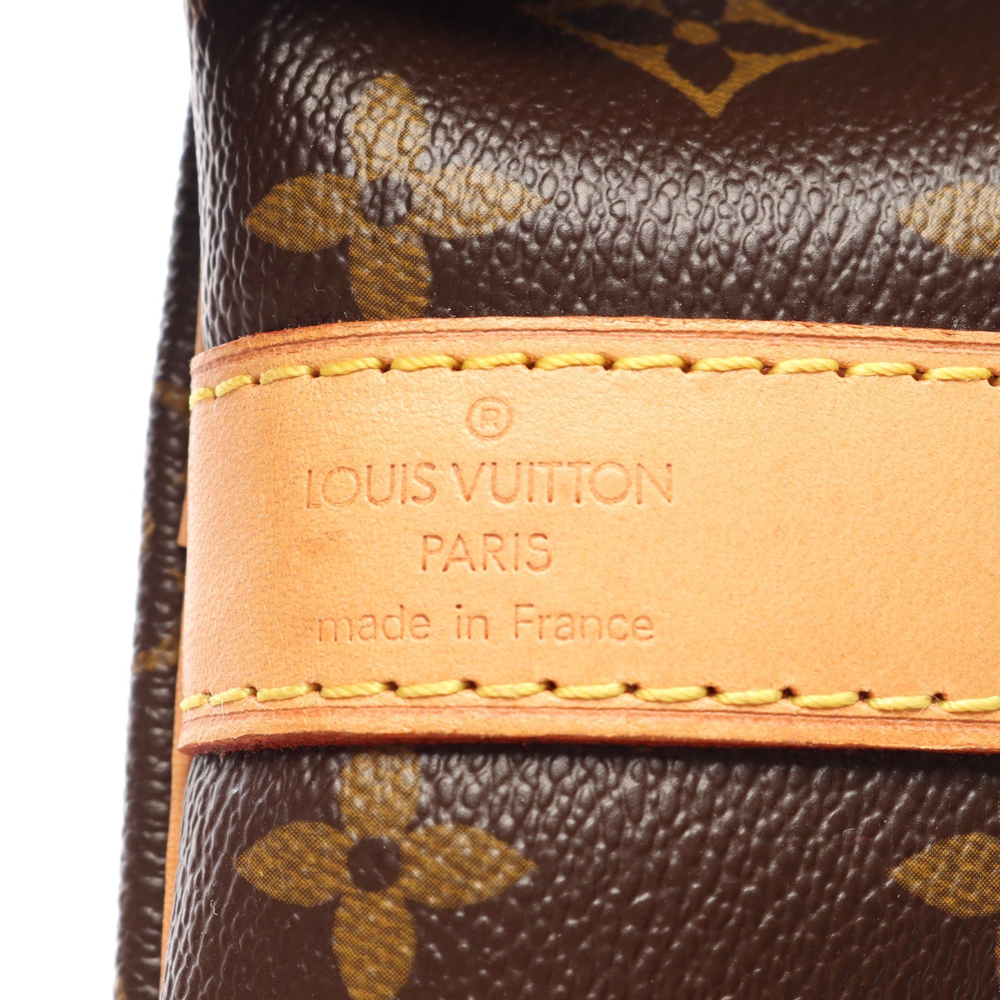 キーポル バンドリエール55 モノグラム ボストンバッグ PVC レザー ブラウン ルイヴィトン バッグ LOUIS VUITTON
