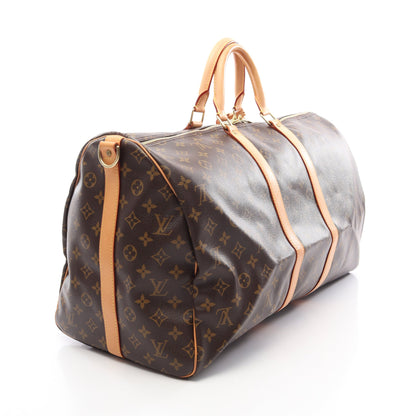 キーポル バンドリエール55 モノグラム ボストンバッグ PVC レザー ブラウン ルイヴィトン バッグ LOUIS VUITTON