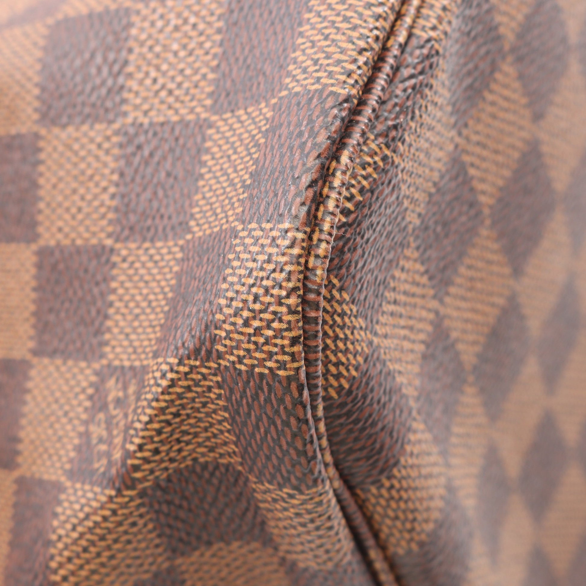 ネヴァーフルMM ダミエエベヌ ショルダーバッグ トートバッグ PVC レザー ブラウン ルイヴィトン バッグ LOUIS VUITTON