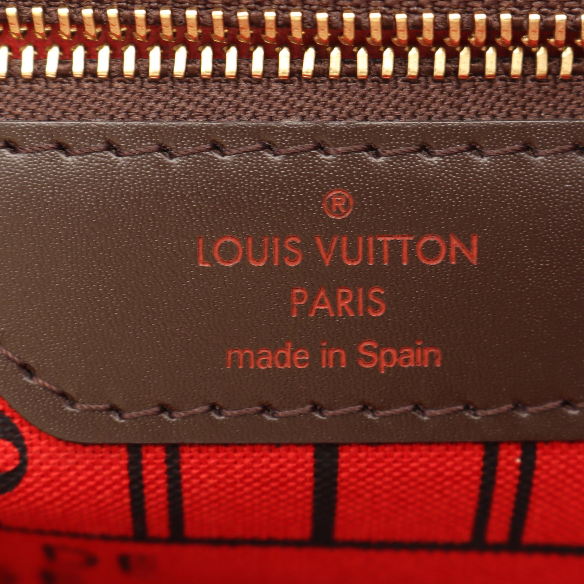 ネヴァーフルMM ダミエエベヌ ショルダーバッグ トートバッグ PVC レザー ブラウン ルイヴィトン バッグ LOUIS VUITTON