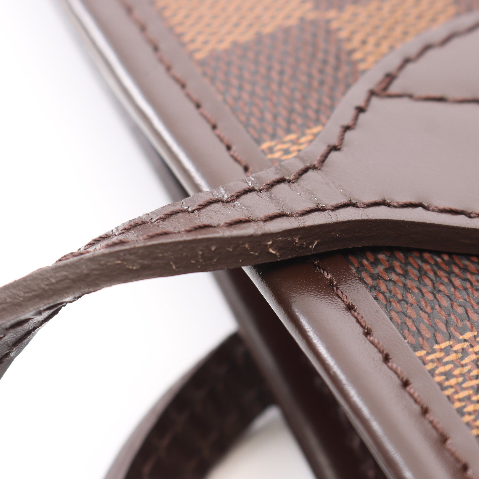 ネヴァーフルMM ダミエエベヌ ショルダーバッグ トートバッグ PVC レザー ブラウン ルイヴィトン バッグ LOUIS VUITTON
