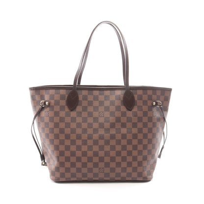 ネヴァーフルMM ダミエエベヌ ショルダーバッグ トートバッグ PVC レザー ブラウン ルイヴィトン バッグ LOUIS VUITTON