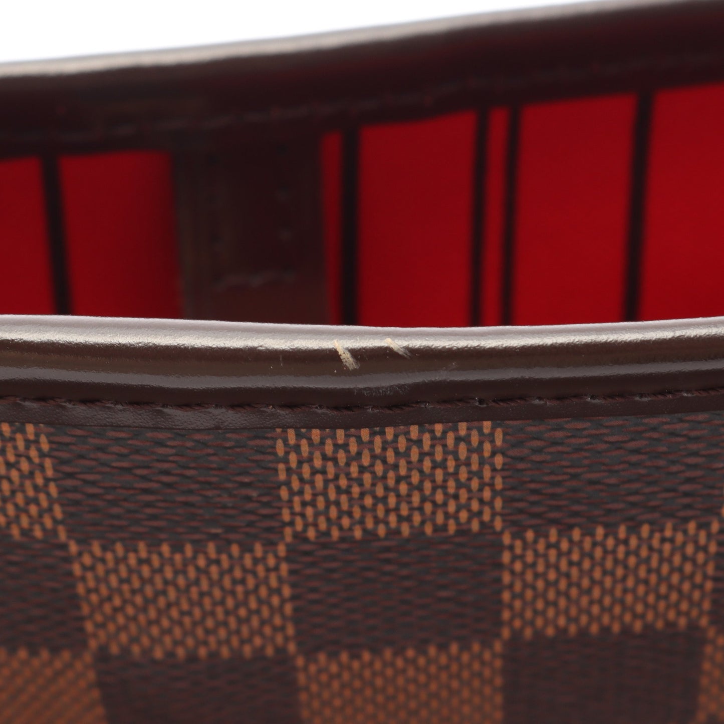 ネヴァーフルMM ダミエエベヌ スリーズ ショルダーバッグ トートバッグ PVC レザー ブラウン ルイヴィトン バッグ LOUIS VUITTON