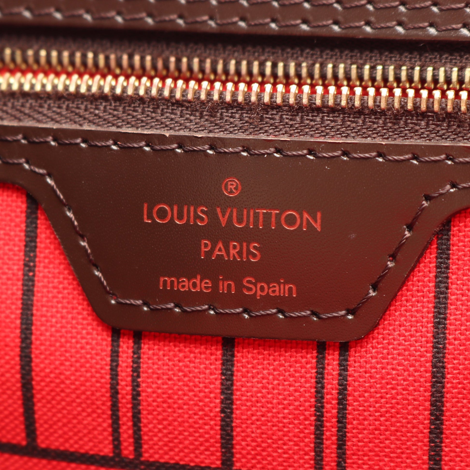ネヴァーフルMM ダミエエベヌ スリーズ ショルダーバッグ トートバッグ PVC レザー ブラウン ルイヴィトン バッグ LOUIS VUITTON