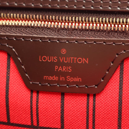 ネヴァーフルMM ダミエエベヌ スリーズ ショルダーバッグ トートバッグ PVC レザー ブラウン ルイヴィトン バッグ LOUIS VUITTON