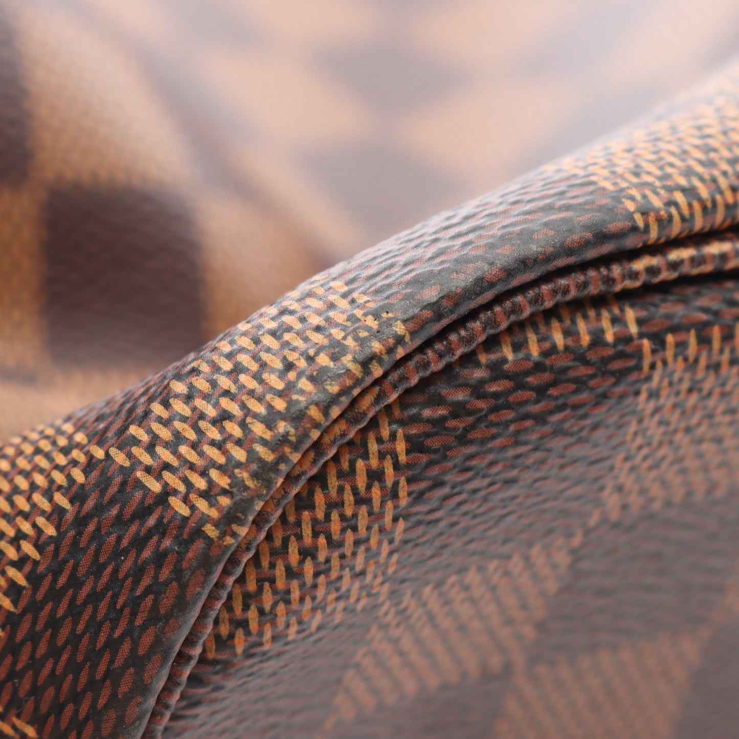ネヴァーフルMM ダミエエベヌ スリーズ ショルダーバッグ トートバッグ PVC レザー ブラウン ルイヴィトン バッグ LOUIS VUITTON