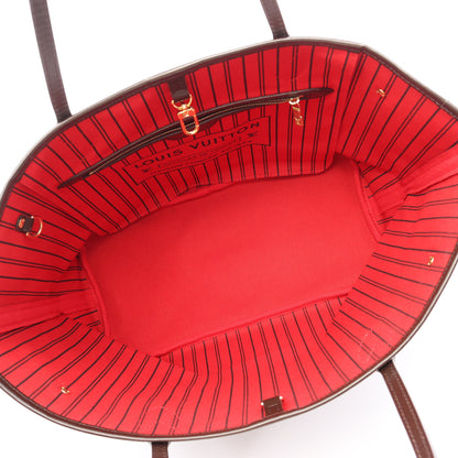 ネヴァーフルMM ダミエエベヌ スリーズ ショルダーバッグ トートバッグ PVC レザー ブラウン ルイヴィトン バッグ LOUIS VUITTON