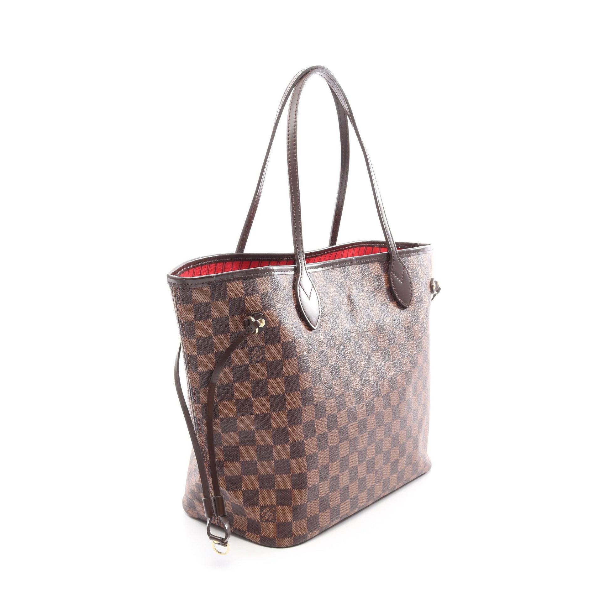 ネヴァーフルMM ダミエエベヌ スリーズ ショルダーバッグ トートバッグ PVC レザー ブラウン ルイヴィトン バッグ LOUIS VUITTON