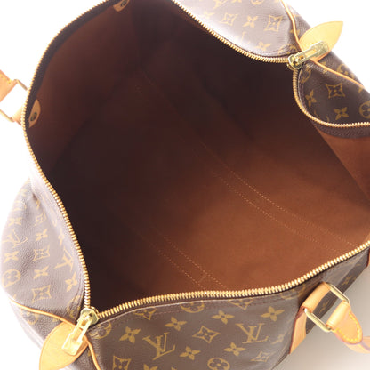 キーポル50 モノグラム ボストンバッグ PVC レザー ブラウン ルイヴィトン バッグ LOUIS VUITTON